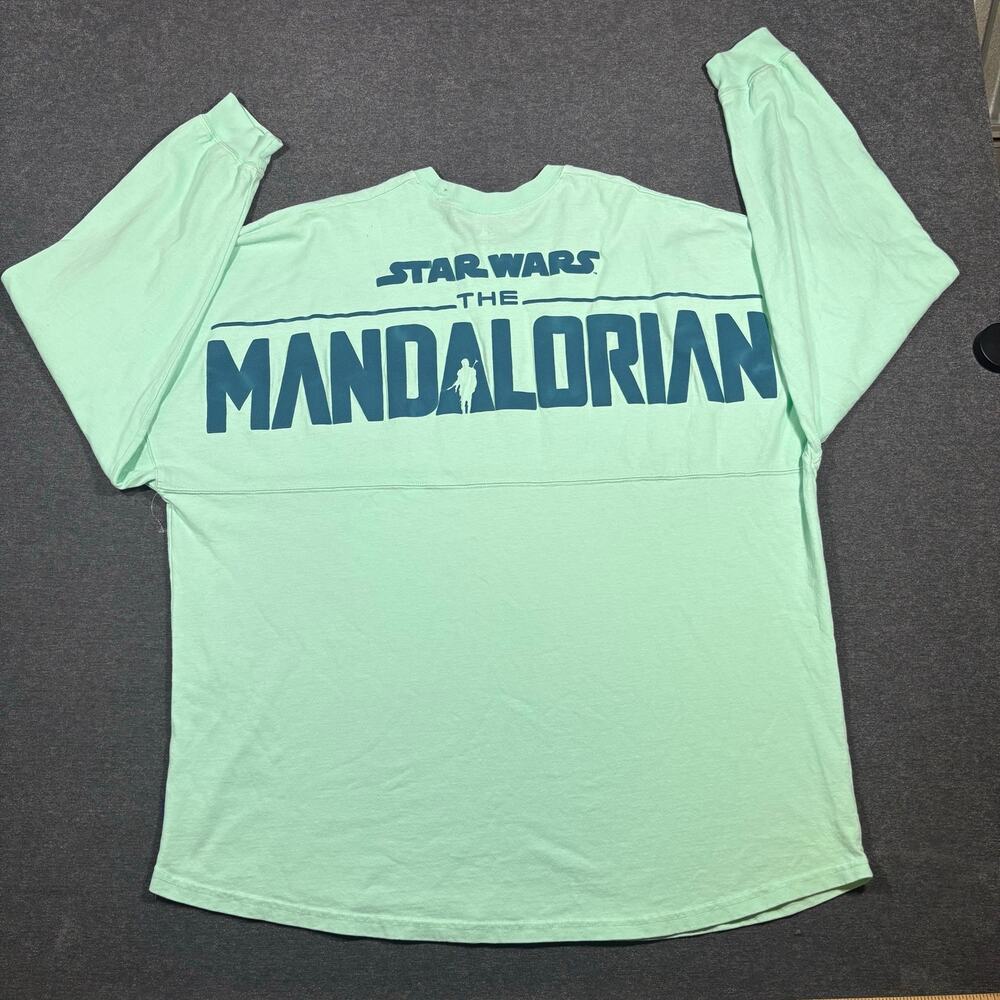 Disney Parks Star Wars The Mandalorian Baby Yoda Grogu Spirit Jersey Sz XXL